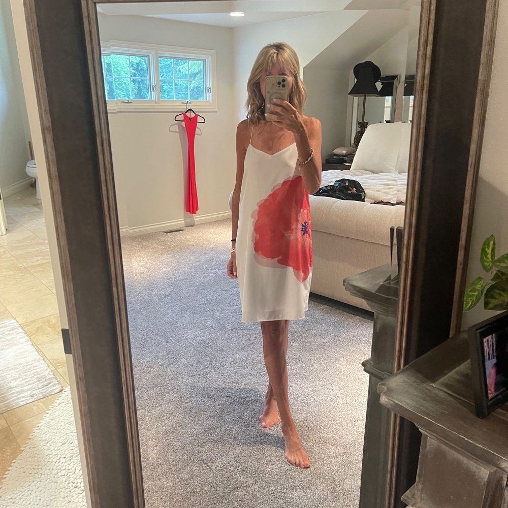 CeCe slip dress with flower - size 0